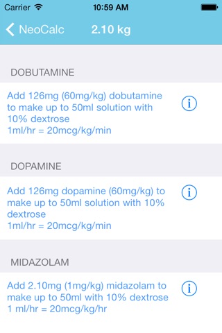 Neonatal Calculator screenshot 3