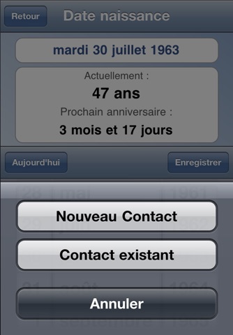 Contact Birthdays: how old are your contacts? screenshot 3