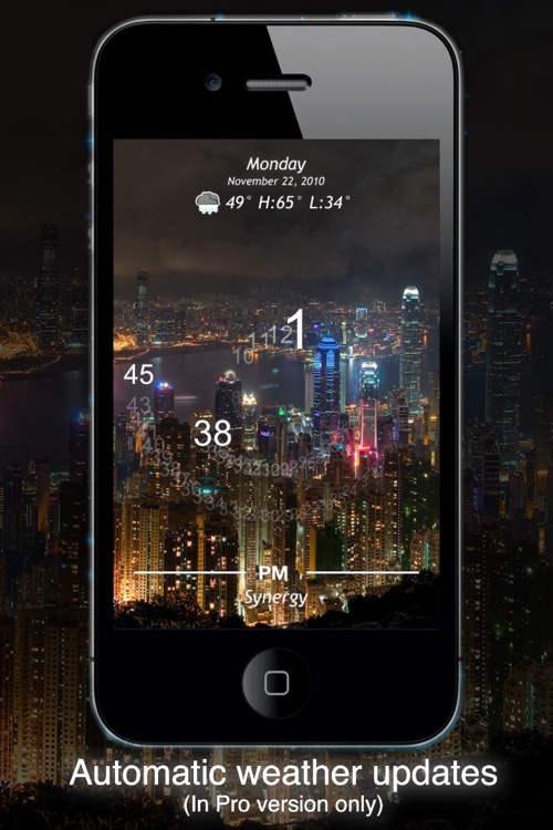 Synergy Alarm Clock - Weather + iPod Music