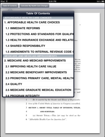 Health Care Calculator for iPad screenshot 2