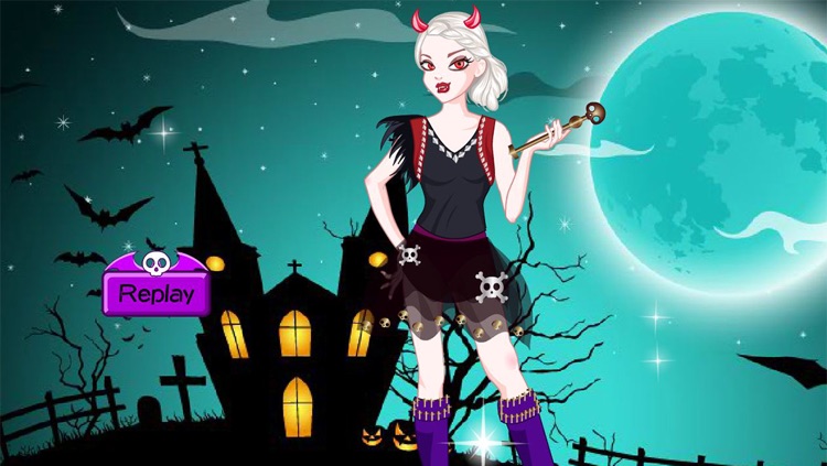 Queen of vampire - Dress up games screenshot-3