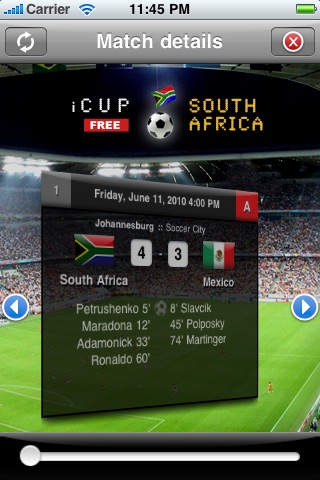 iCup FREE - South Africa screenshot 3