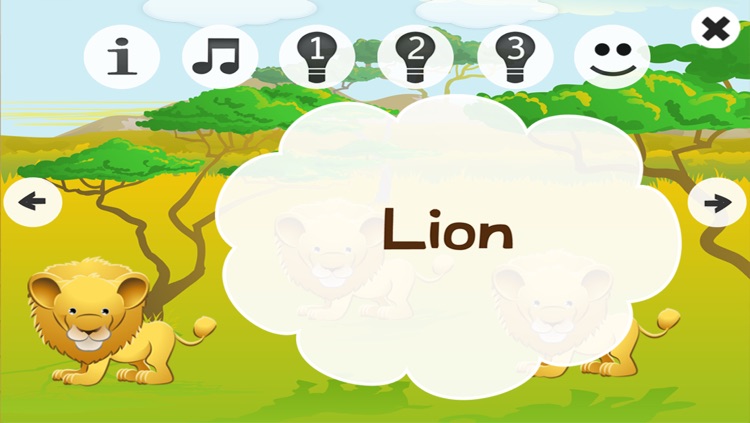 Animals! Safari animal learning game for children from age 2: Hear, listen and learn about the wilderness screenshot-4