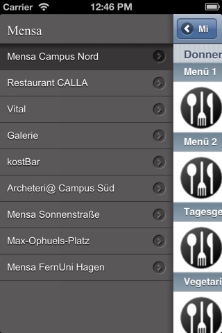 Mensa Dortmund screenshot 2