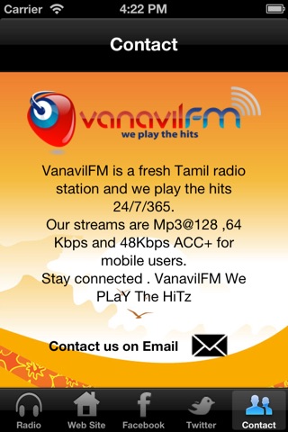 VanavilfmTamil Radio screenshot 4