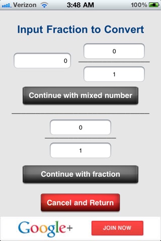 Frac Factory - Convert decimals to fractions or convert fractions to decimals screenshot 2