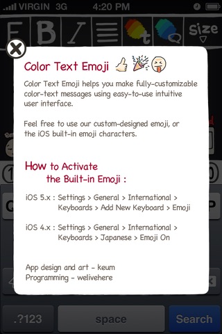 Color Text Emoji screenshot 3