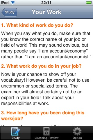 IELTS Speaking Part One Topics screenshot 2