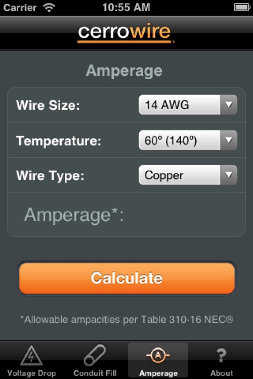 Cerrowire Electrical Calculator screenshot-3