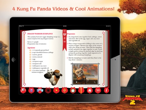 Kung Fu Panda 2 Interactive Cookbook HD Lite screenshot 4