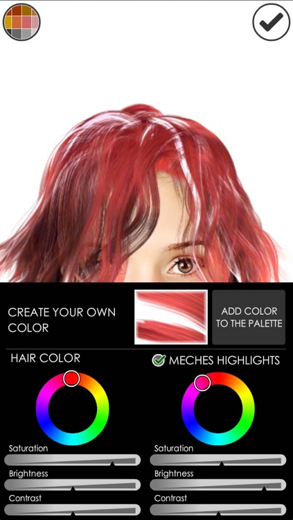 Hairstyle Magic Mirror Change your look Lite screenshot-3
