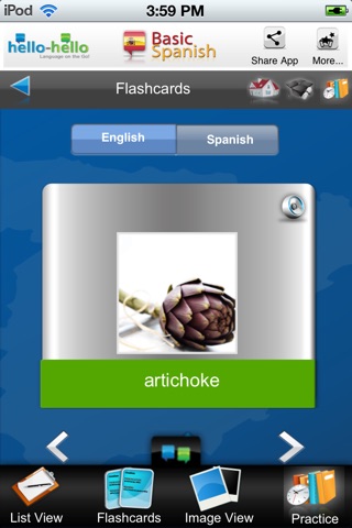 Learn Spanish Vocabulary (HH) screenshot 3