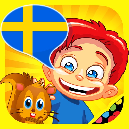 Swedish for kids: play, learn and discover the world - children learn a language through play activities: fun quizzes, flash card games and puzzles icon