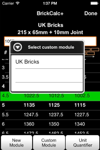 BrickCalc+ screenshot 3