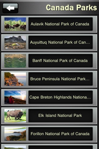 Canada Parks screenshot 3