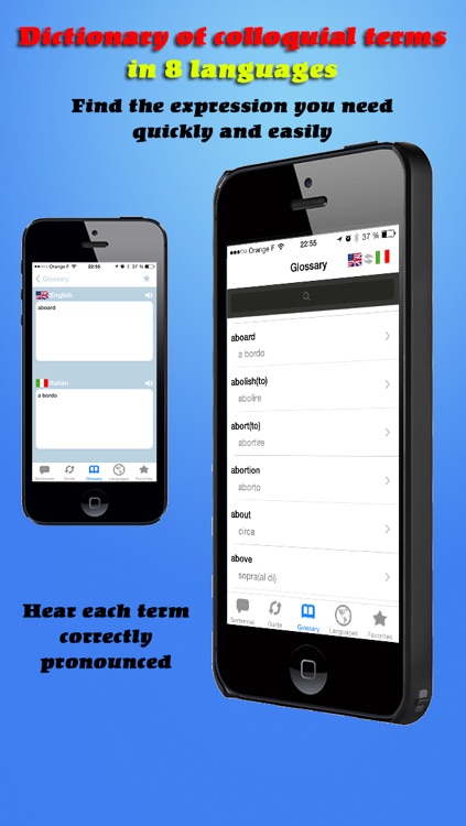 PassWorld – The conversation guide for your travels English to French - and more : Italian, Spanish, Portuguese, German, Dutch, Russian screenshot-3