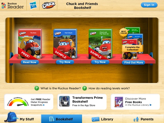 Chuck & Friends: Ruckus Reader(圖5)-速報App