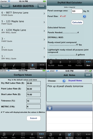 Drywall Calculators screenshot 4