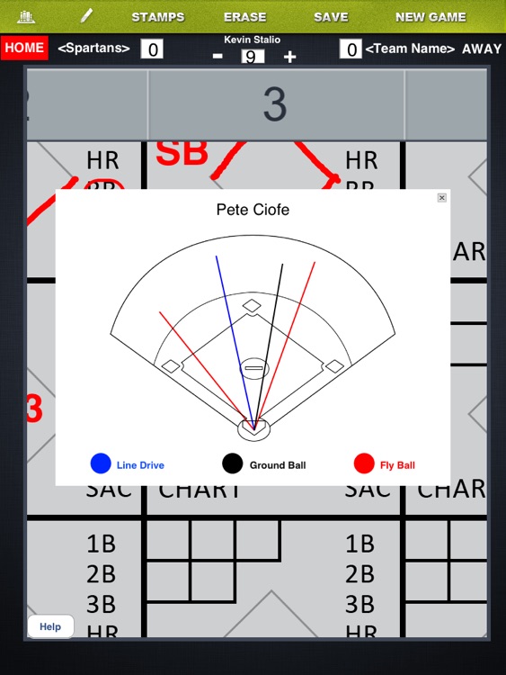 Baseball Scorebook
