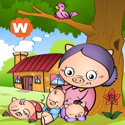 wStory interactive kids stories - reading, finding, funny icon