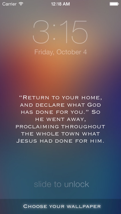 WallBible - Customize your wallpaper with the Verse of the Day