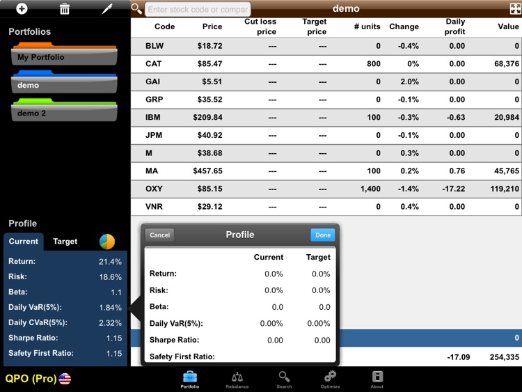 Quantitative Portfolio Optimizer (Free) screenshot-3