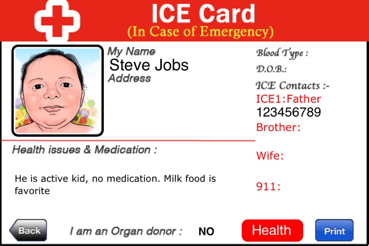 ICE, In Case of Emergency