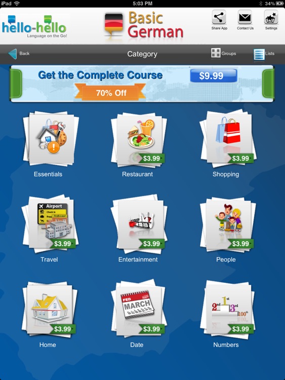 Learn German Vocabulary H-H