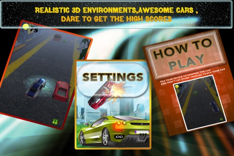 3D Super Turbo Cars - Monstrous Highway screenshot 2