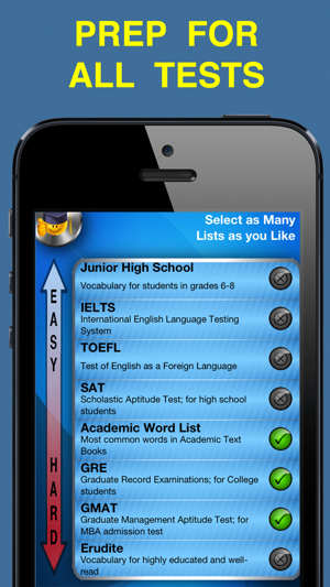 Vocabulary for GRE, SAT, ACT, GMAT, IELTS, TOEFL, ESL, Engli(圖3)-速報App