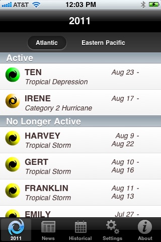 Hurricane Monitor screenshot 3