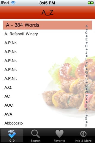 Cooking Terms International Dictionary screenshot 2