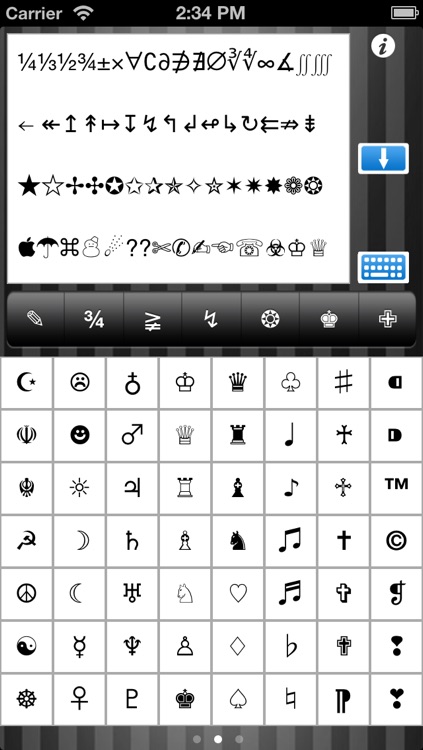 Symbols - Many symbols and characters