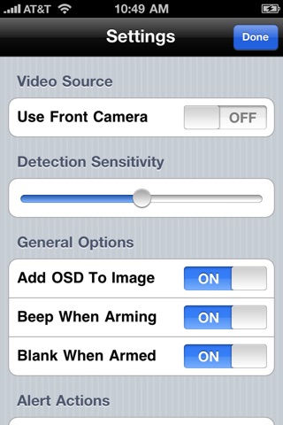 VM Alert - Video Motion Detector screenshot 4