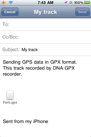 DNA GPX Recorder screenshot 3