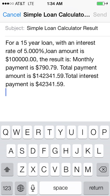 Simple Loan Calculator