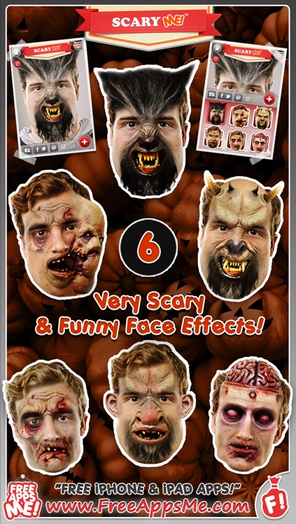 Scary ME! FREE - Easy to Monster Yourself Face Maker with Gross Zombie Dead Photo Effects!