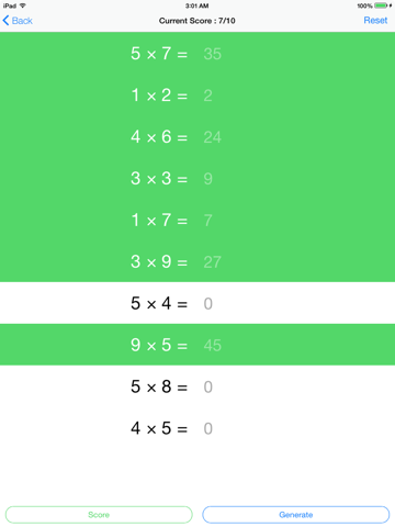 Math Practice for +−×÷ (4 Fundamental Operations) screenshot 4