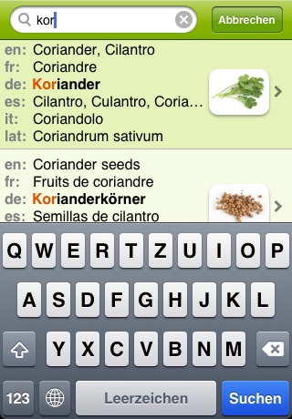 Kräuter und Gewürze screenshot 2