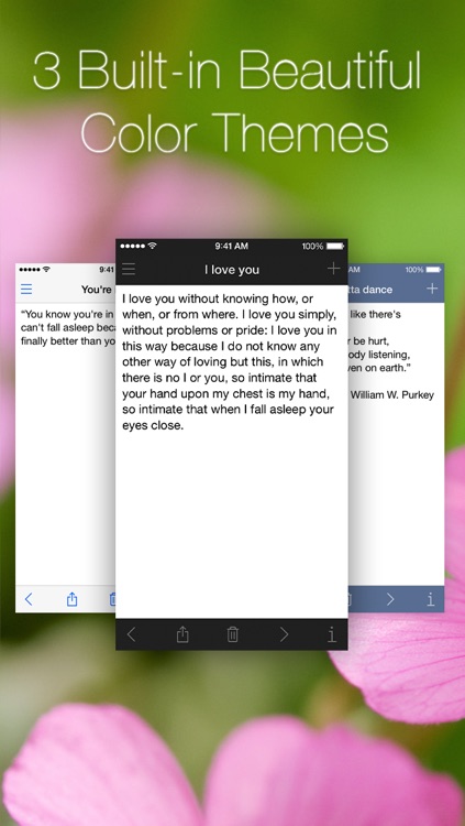 myNotes: smart notes. Simple, elegant, stylish, flexible, quick and minimalist notes. Best note-taking app for iOS. screenshot-4