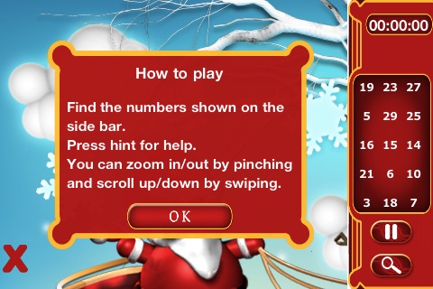 Santa Hidden Numbers screenshot 2