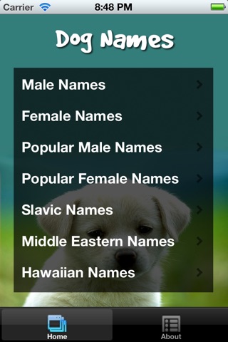 Dog Names screenshot 2