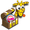 Giraffes Matching Zoo Deluxe - Featuring the FUN BUTTON