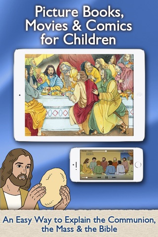 First Communion Bible – Stories, Comic Books & Movies to prepare the Holy Eucharist with your Kids, Christian Family and School screenshot 2