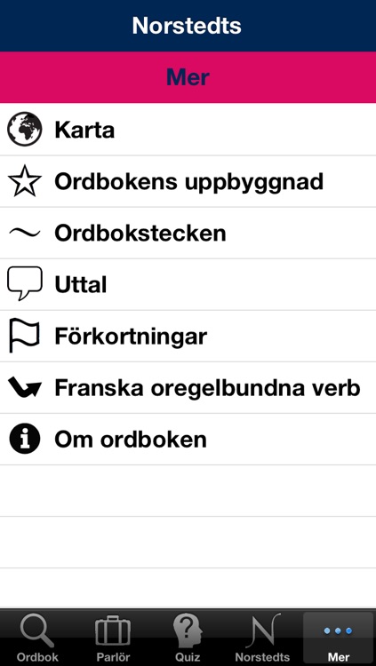 Norstedts stora franska ordbok screenshot-4