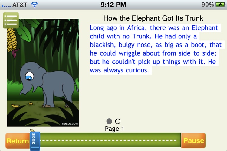 How the Elephant Got Its Trunk with voice/video recording