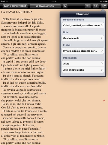 Pascoli: Tutte le poesie for iPad screenshot 3