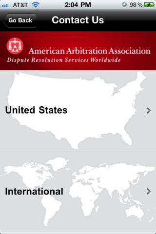 American Arbitration Assoc screenshot 2