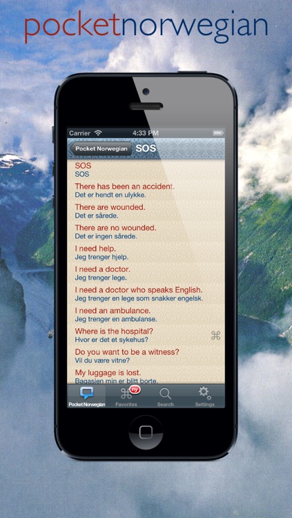 Pocket Norsk | handy Norwegian phrasebook with speech