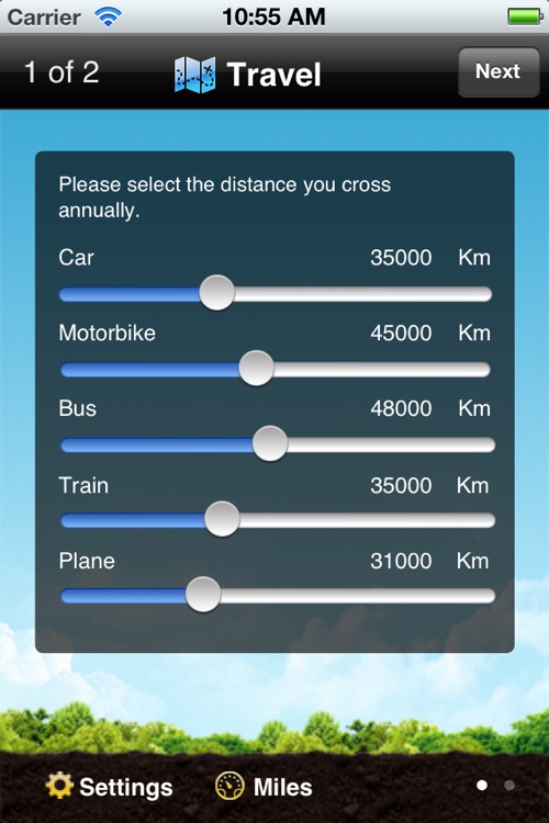 Ausante CO2 Calculator